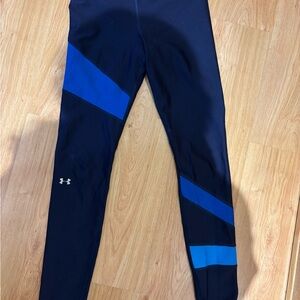 Under Armour Black and Blue Leggings